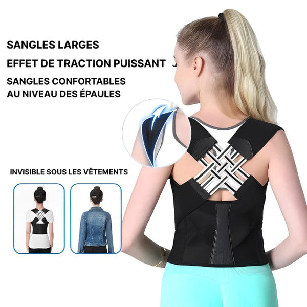 Correcteur de Dos Ajustable – Pour un Dos Fort et une Posture Parfaite