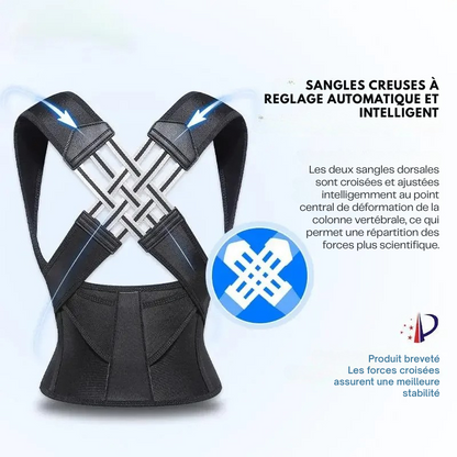 Correcteur de Dos Ajustable – Pour un Dos Fort et une Posture Parfaite