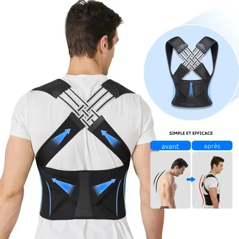 Correcteur de Dos Ajustable – Pour un Dos Fort et une Posture Parfaite