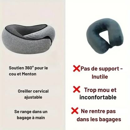 Oreiller cervical en mousse à mémoire de forme