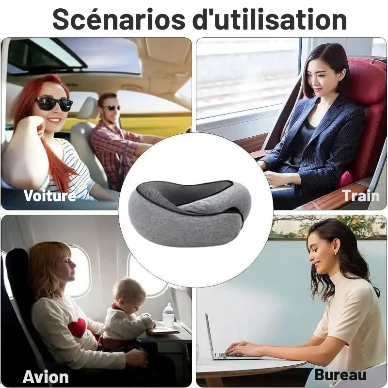 Oreiller cervical en mousse à mémoire de forme