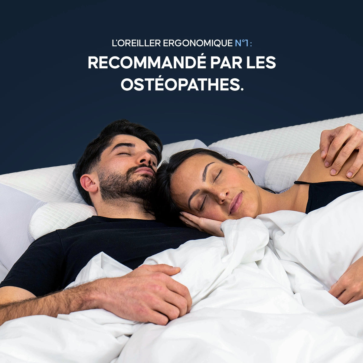 Oreiller orthopédique pour le traitement des douleurs cervicales