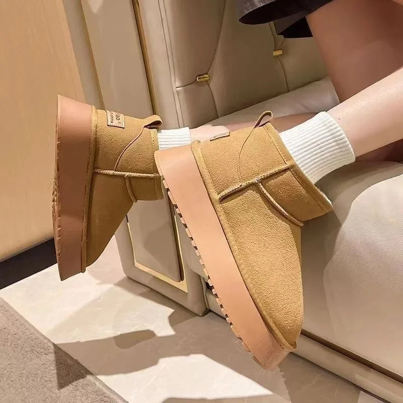 Bottes Chaudes Imperméables Femme